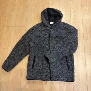 LANVIN en Bleu フードボアアウター ライトアウター