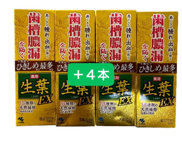 薬用ハミガキ 生葉EX 8本セット