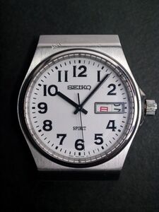 セイコー SEIKO スピリット SPIRIT クォーツ 3針 デイデイト 7N43-7B70 男性用 メンズ 腕時計 日本製 aa28 稼働品