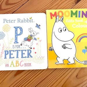 英語絵本2冊セット(ピーターラビット、ムーミン)