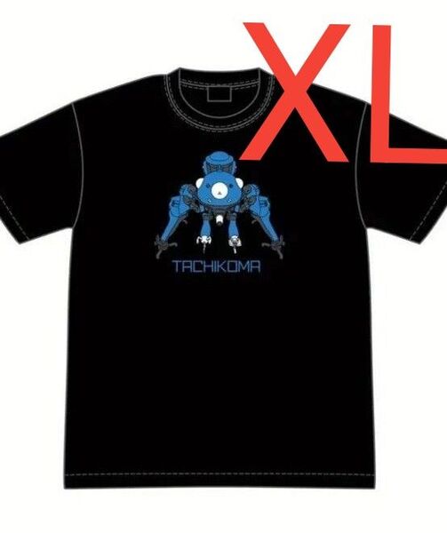 【新品】攻殻機動隊 タチコマ たちこま Tシャツ ブラック 黒 シンプル XL メンズ