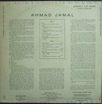 ３枚で送料無料【米Argo mono】Ahmad Jamal./Volume IV _画像3