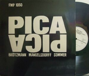 ３枚で送料無料【独FMP】Peter Brotzmann, Albert Mangelsdorff, Gunter Sommer/Pica Pica