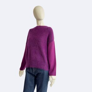 ADORE アドーア ニット レディース パープル 長袖セーター アンゴラ