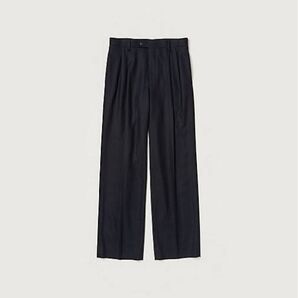 WOOL FULLING FLANNEL STRIPE SLACKS 1