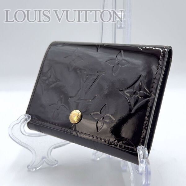 LOUIS VUITTON ルイヴィトンM91540 モノグラムヴェルニ アンヴエロップカルトドゥヴィジット カードケース名刺入れ