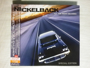 DVD付 『Nickelback/All The Right Reasons～Special Edition(2005)』(2007年発売,RRCY-29144,国内盤帯付,歌詞対訳付,Photograph)