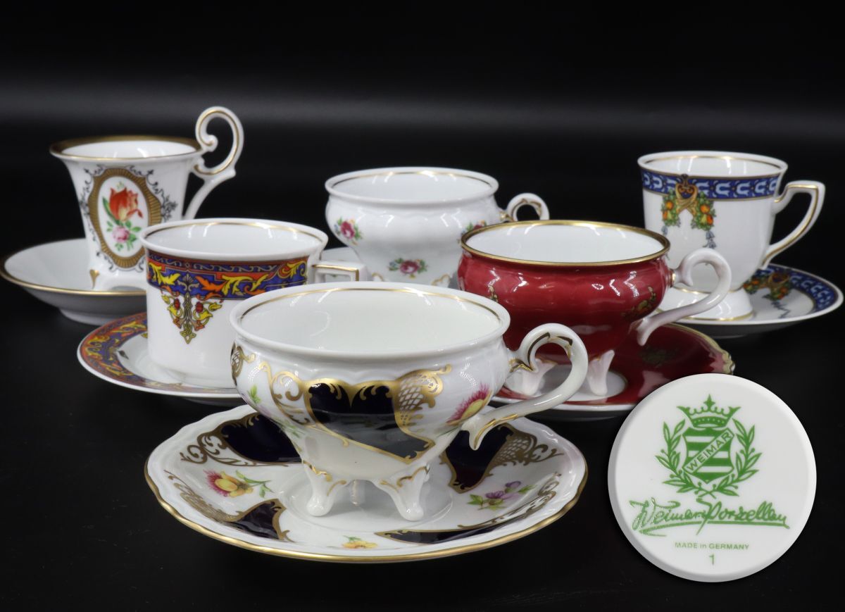 Yahoo!オークション -「weimar」(カップ&ソーサー) (茶器)の Yahoo!オークション -「weimar」(カップ&ソーサー) (茶器)の