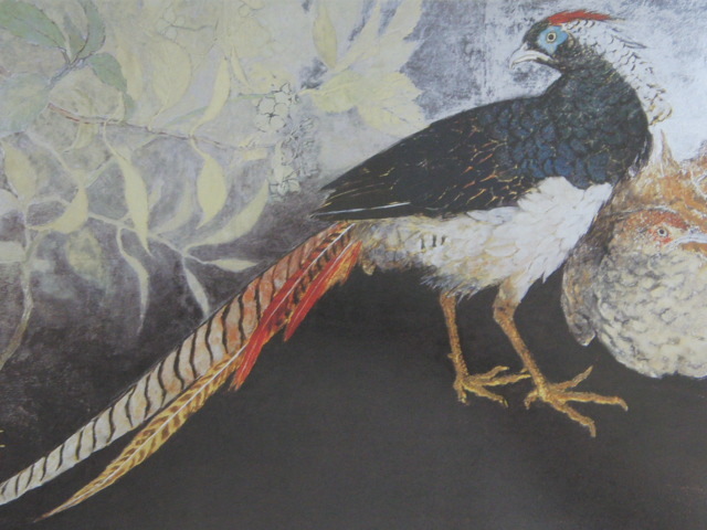 Nobuyoshi Matsushita, [Silberner Vogel], Aus einem seltenen großformatigen gerahmten Kunstbuch, Schönheitsprodukte, Japanischer Maler, Ganz neu mit Rahmen, Porto inklusive, Malerei, Ölgemälde, Tierzeichnung