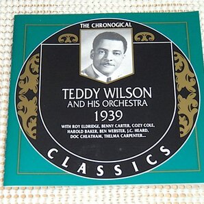 廃盤 仏 CLASSICS Teddy Wilson & His Orchestra テディー ウィルソン 1939/ Billie Holiday Jean Eldridge Thelma Carpenter Al Casey 等