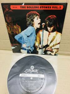 美盤7''！ローリング・ストーンズ 第3集 Rolling Stones Vol.3 KING OH-44 コンパクト盤 LET IT BLEED SYMPATHY FOR THE DEVIL JAPAN NM