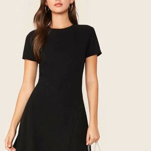 ワンピース 半袖 Tシャツ 黒