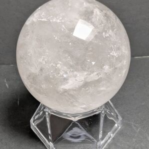 H-448 ヒマラヤ水晶台座付きスフィア