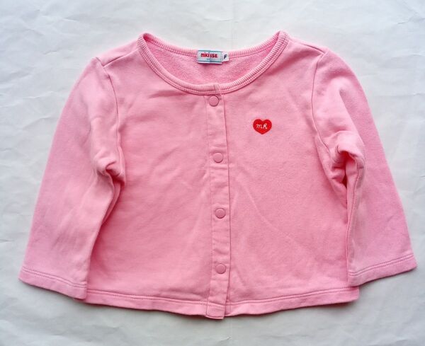 ミキハウス カーディガン 女の子 70 80 キッズ 子供服
