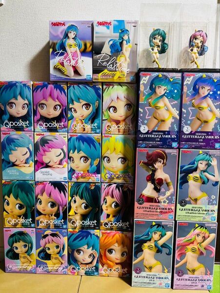 うる星やつら ラム リラックスタイム Qposket フィギュア 26体 まとめ売り