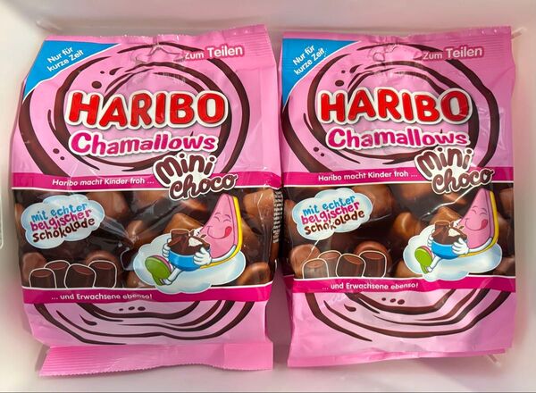 HARIBO ハリボー チョコマシュマロ ミニ 140g 2袋 Chamallows