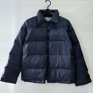 next eye ネクストアイ リバーシブルダウンジャケット ジャンバー ジップアップ ネイビー
