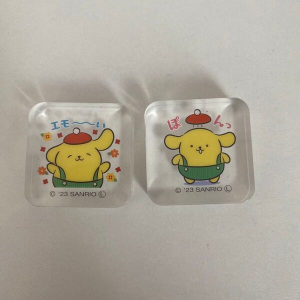 サンリオ ポムポムプリン アクブロ アクリルブロック バスボム レトロ