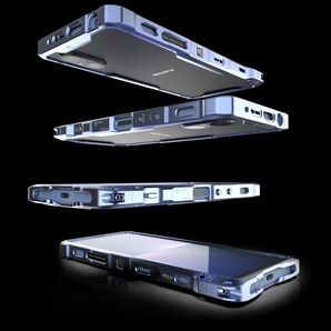 ☆極美品☆ alumania EDGE LINE for XPERIA 5V 専用アルミバンパー 人気色 SILVER