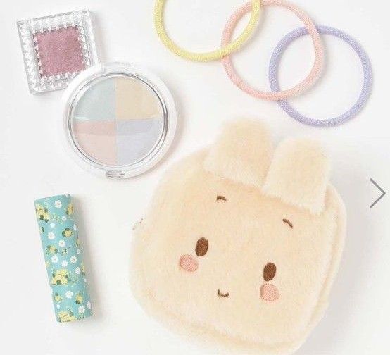 新品☆ブルーブルーエ×マロンクリーム☆フェイスポーチ