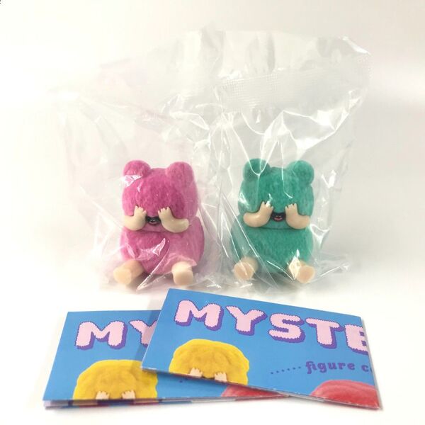 2個 GOM-E Emerald&Pink ミステリー-E フィギュアコレクション