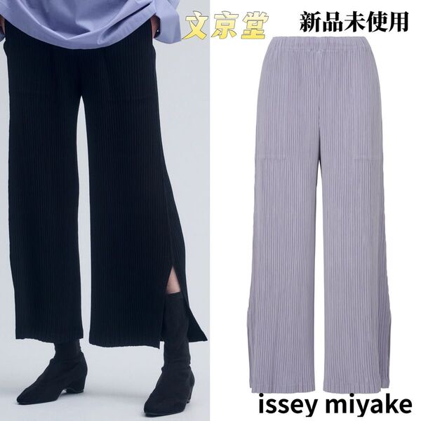 ISSEY MIYAKE HATCHING BOTTOMSハイチング ワイトパンツ