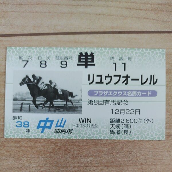 リユウフオレール 名馬カード