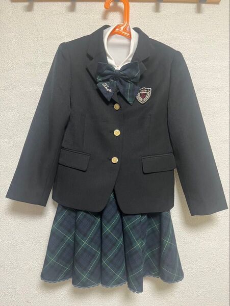 ヒロミチナカノ フォーマルスーツジャケット 4点セット 130センチ 入園 入学 卒園 卒業 式 セレモニー 法事発表会