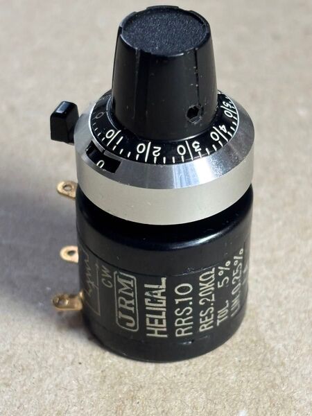 JRM RR10 ポテンショメータ 20kΩ 1W LIN 0.25%