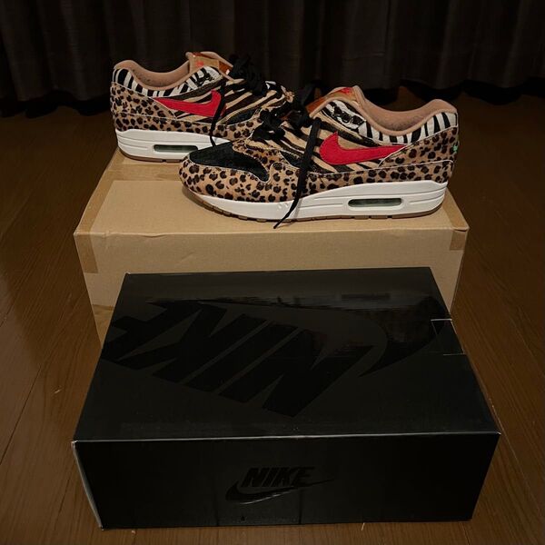 atmos x Nike Air Max 1 DLX "Animal Pack/Safari" 29cm アトモス アニマル