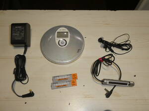 SONY D-NE800 CD Walkman remote control *AC adaptor attaching 