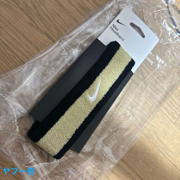 NIKE ヘッドバンド ナイキ スウッシュ ゴールド ヘアバンド ヤフー壱