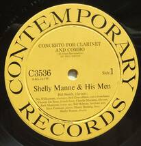 ◆ SHELLY MANNE & His Men / Concerto For Clarinet & Combo ◆ Contemporary C3536 (yellow:dg:D1) ◆ L_画像3