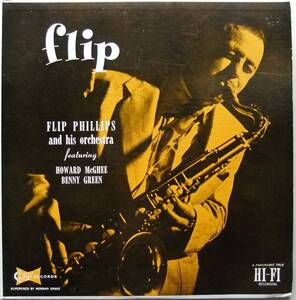 ◆ FLIP PHILLIPS / Flip / HOWARD McGHEE / BENNY GREEN ◆ Clef MGC-693 (dg) ◆