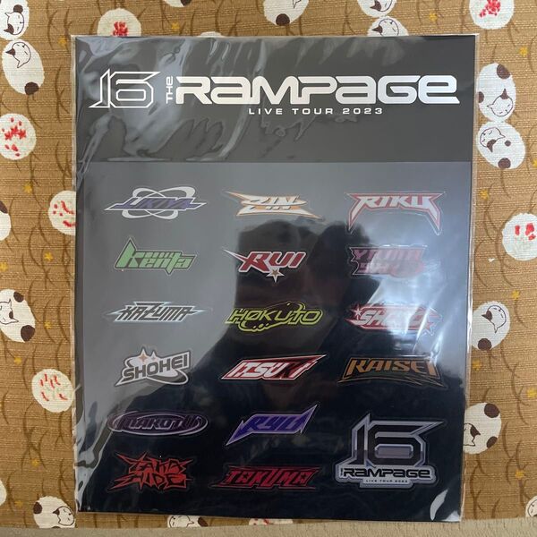 THE RAMPAGE ネームクリアステッカー