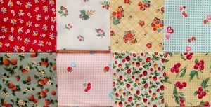 カット済 ミニ カットクロス 8枚 セット サイズ 25cmx25cm 前後 15