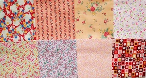 カット済 ミニ カットクロス 8枚 セット サイズ 25cmx25cm 前後 17