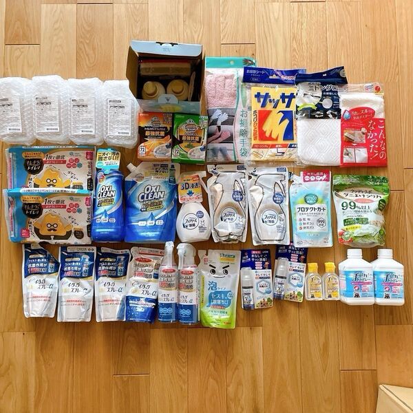 新品 掃除用品 / アルコール除菌 / 詰め合わせ / まとめ売り / おまけ付き / 35点