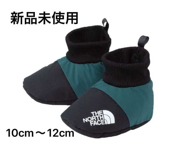【新品】ノースフェイス ベビー 赤ちゃん ルームシューズ ファーストシューズ NFB52286フォレストファーン×TNFブラック