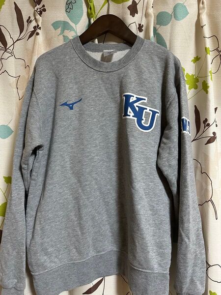 神奈川大学 レスリング スウェット 上下セット グレー トレーナー スウェット 古着