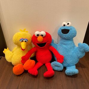新品プライズタグ付き セサミストリート三点セット