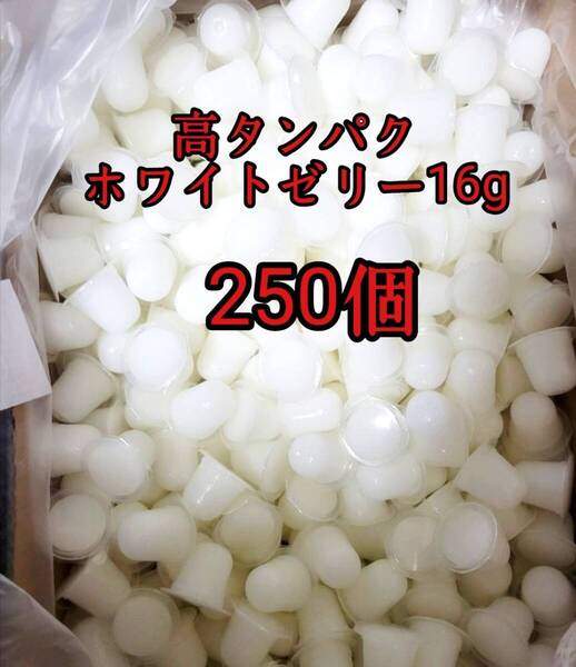 昆虫ゼリー 高タンパクホワイトゼリー16g 250個 オオクワ カブトムシ 小動物 モモンガ ハリネズミ ハムスター ドルクスゼリー プロゼリー