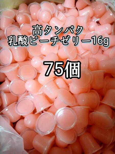 昆虫ゼリー 高タンパク乳酸ピーチゼリー16g 75個 オオクワ カブトムシ 小動物 モモンガ ハリネズミ ハムスター ドルクスゼリー プロゼリー