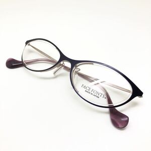 新品　Face Fonts. フェイスフォント ブランド　日本製　眼鏡　メガネ　オシャレ　上品　綺麗