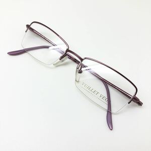新品 VUILLET VEGA ヴィェベガ ブイベガ ブランド フランス製 眼鏡 メガネ 綺麗 上品 オシャレ パープル