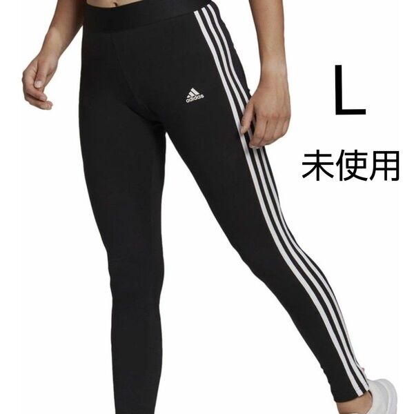 adidas レギンス ロングタイツ レディース L 黒 未使用