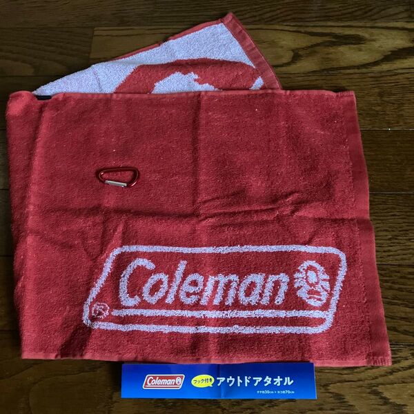 Coleman アウトドアタオル フック付き