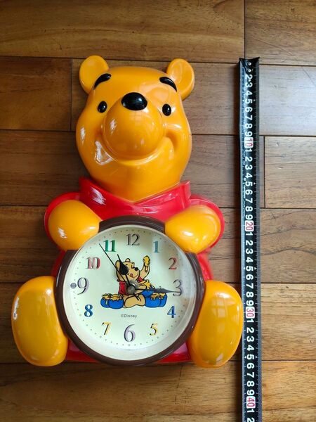 ディズニー 置き時計 壁掛け時計プーさん 訳あり 注意