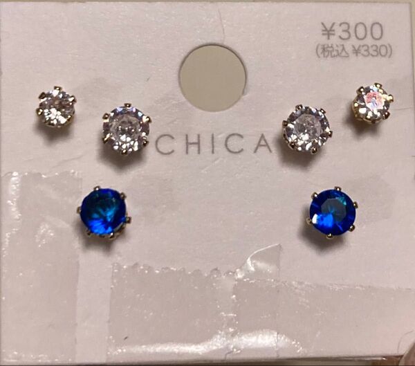 ピアス 3COINS スリコ 6個セット