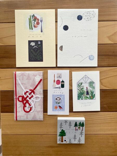 新品 表現社 cozyca products 西淑 nishishuku 葉書箋 一筆箋 便箋 祝儀袋 ブロックメモ セット出品